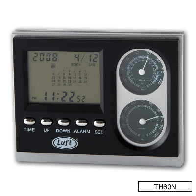 Reloj digital con termohigrometro TH60N